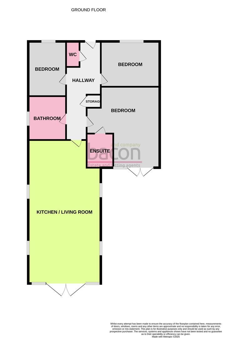 Floor Plan | Bungalow - Detached | Limbrick Lane, Goring-By-Sea, Worthing | For Sale